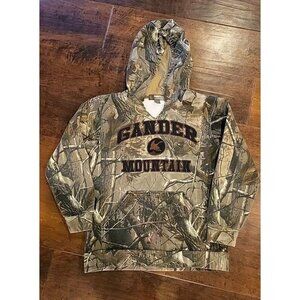 Gander Mountain Hoodie Youth Large Realtree Camouflage Camo Sweatshirt No String